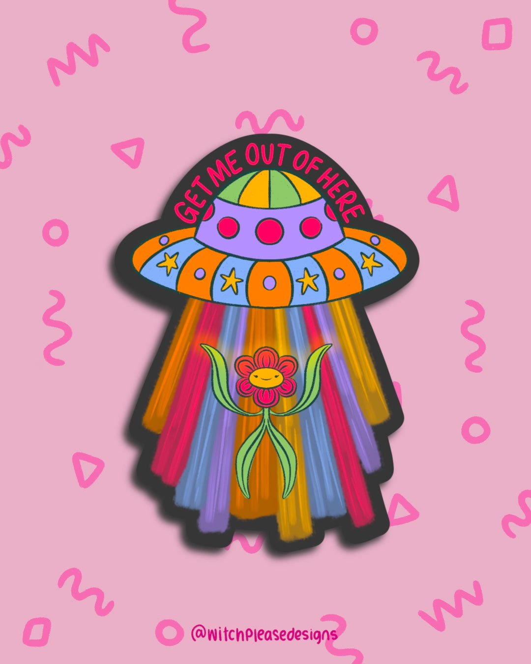 Get Me Out Of Here Sticker