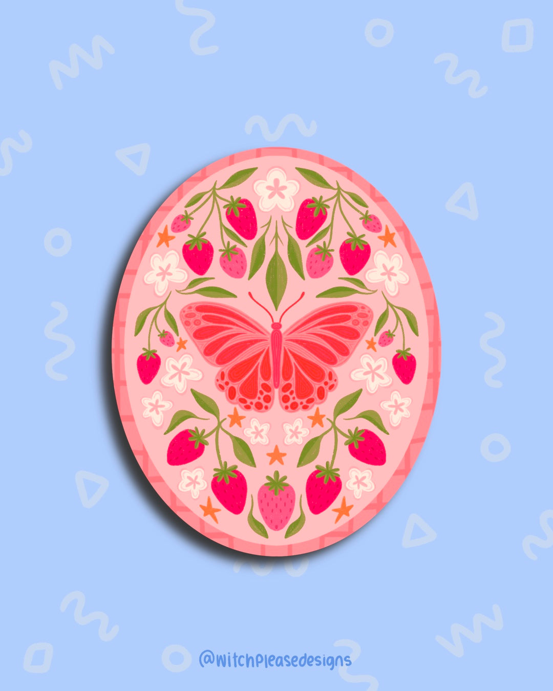 Butterfly Artwork Sticker